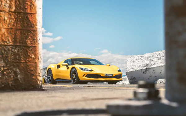 vehicle Ferrari 296 GTB HD Desktop Wallpaper | Background Image