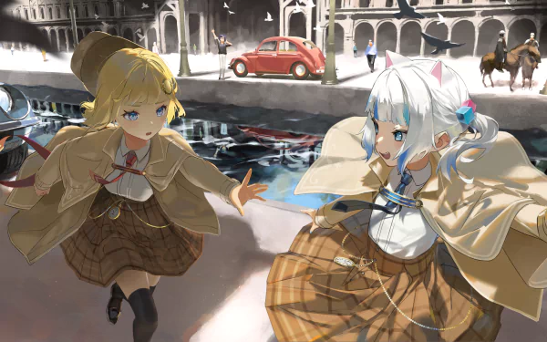  Gawr Gura &amp; Watson Amelia by Rasa K