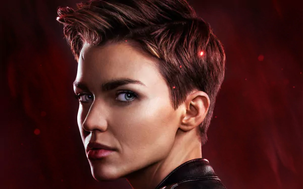 Ruby Rose in Batwoman - HD desktop wallpaper with vibrant colors and sleek design, perfect for fans of the TV show.