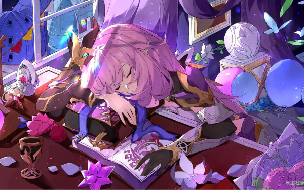  Elysia - Honkai Impact 3rd by Evzeva
