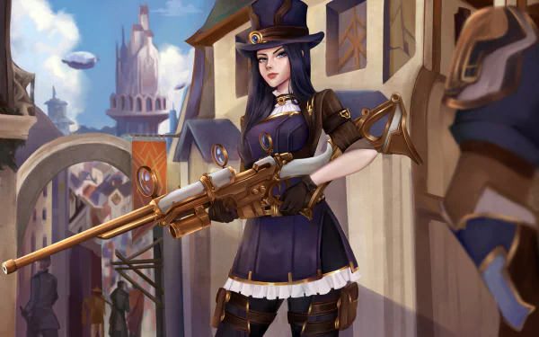  Caitlyn From League of Legends by Zeiruu