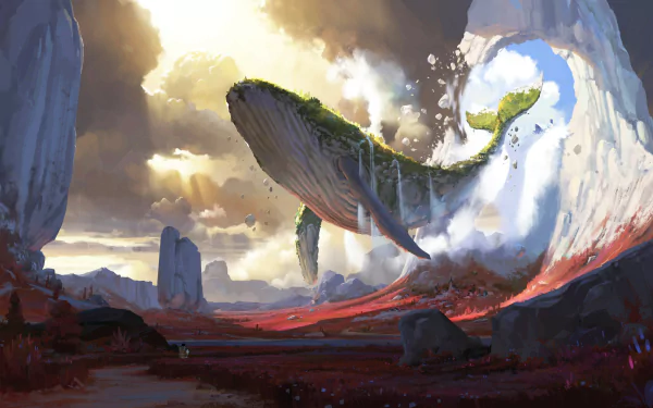  Whale journey by Sin jong hun