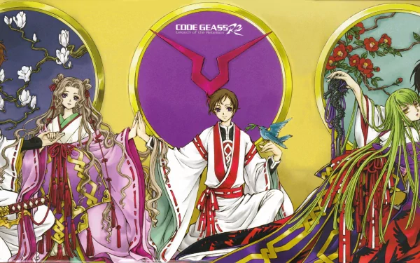 Jiang Lihua Suzaku Kururugi Rolo Lamperouge Lelouch Lamperouge C.C. (Code Geass) Anime Code Geass HD Desktop Wallpaper | Background Image