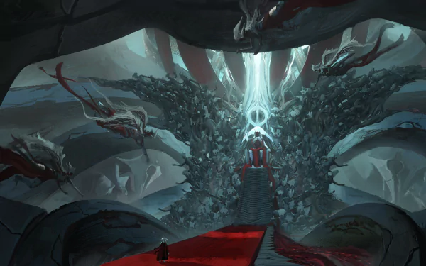  Magic the Gathering - All will be One, Elesh-Norn's palace by Leon Tukker