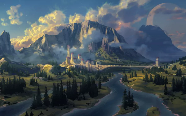 fantasy landscape fantasy landscape HD Desktop Wallpaper | Background Image