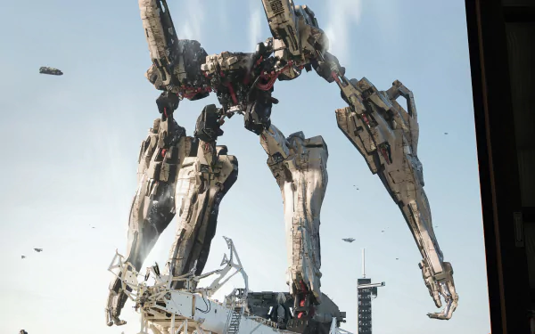 Sci Fi Mech HD Desktop Wallpaper | Background Image