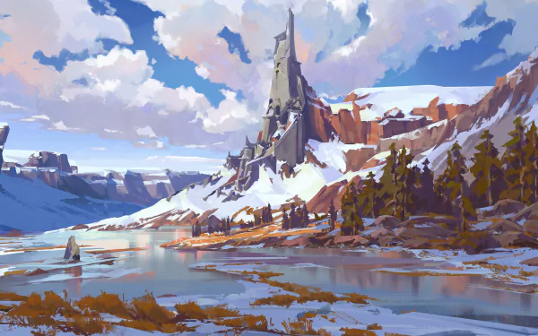 fantasy castle HD Desktop Wallpaper | Background Image