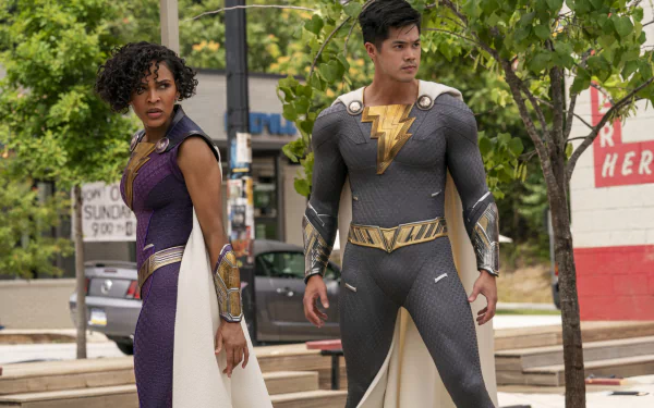 Eugene Choi (DC Comics) Darla Dudley movie Shazam! Fury of the Gods HD Desktop Wallpaper | Background Image