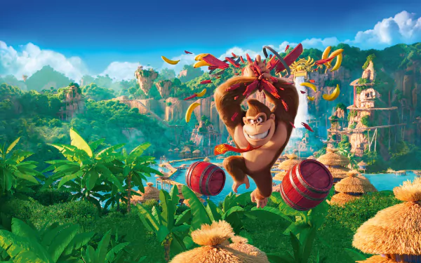 Donkey Kong movie Super Mario Bros. (2023) HD Desktop Wallpaper | Background Image