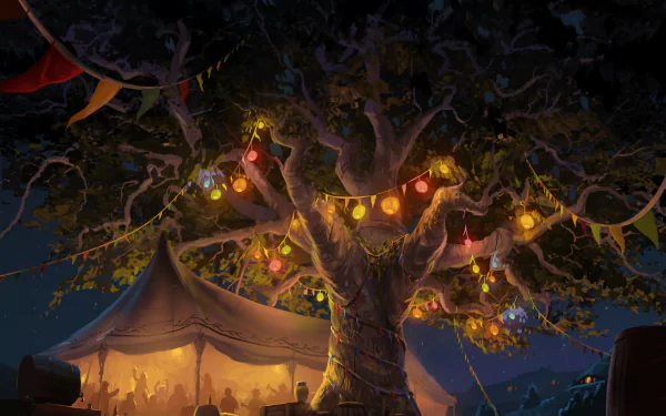  The Party Tree - MTG / The Lord of the Rings: Tales of Middle-earth by Jeremy Paillotin