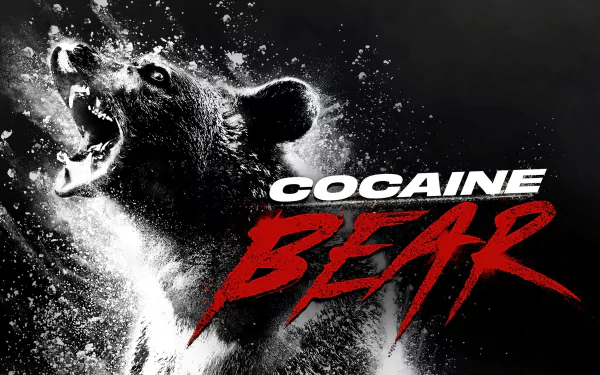 movie Cocaine Bear HD Desktop Wallpaper | Background Image