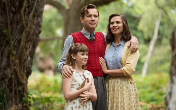 Hayley Atwell Ewan McGregor movie Christopher Robin HD Desktop Wallpaper | Background Image