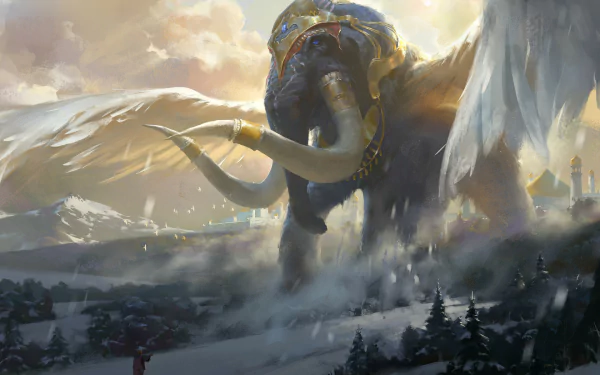 fantasy elephant HD Desktop Wallpaper | Background Image