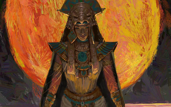  Priestess of Ra by Giby Joseph