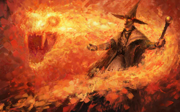  Fire sorcerer by Jo Lieberman