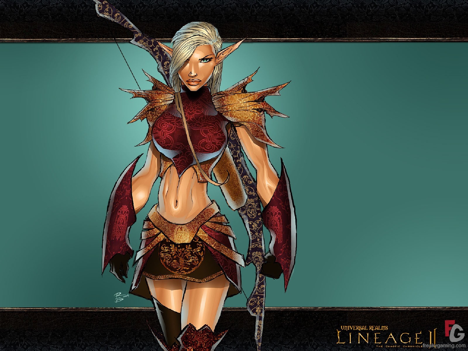 Lineage video game desktop wallpaper