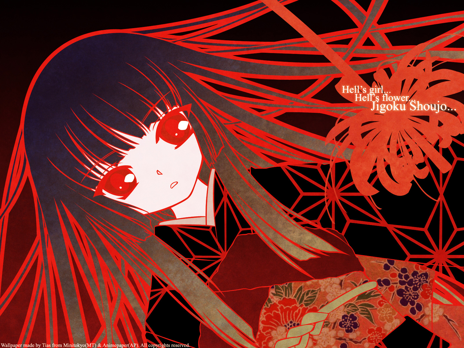 Anime Jigoku Shōjo HD Wallpaper | Background Image