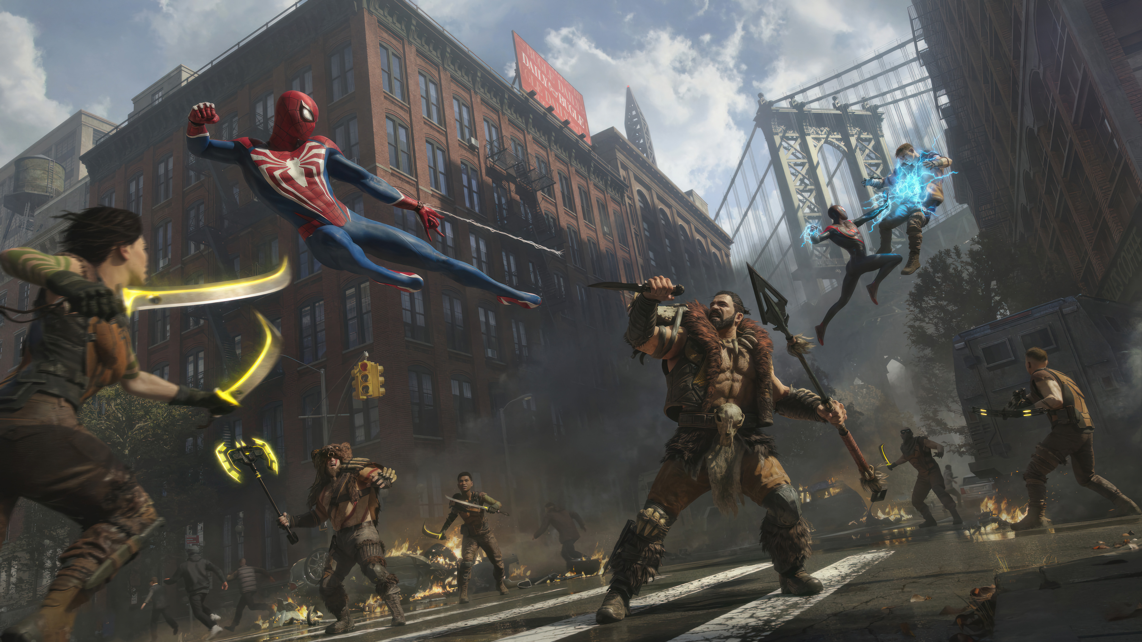 Marvel's Spider-Man Wallpaper 4K, Video Game, PC Games