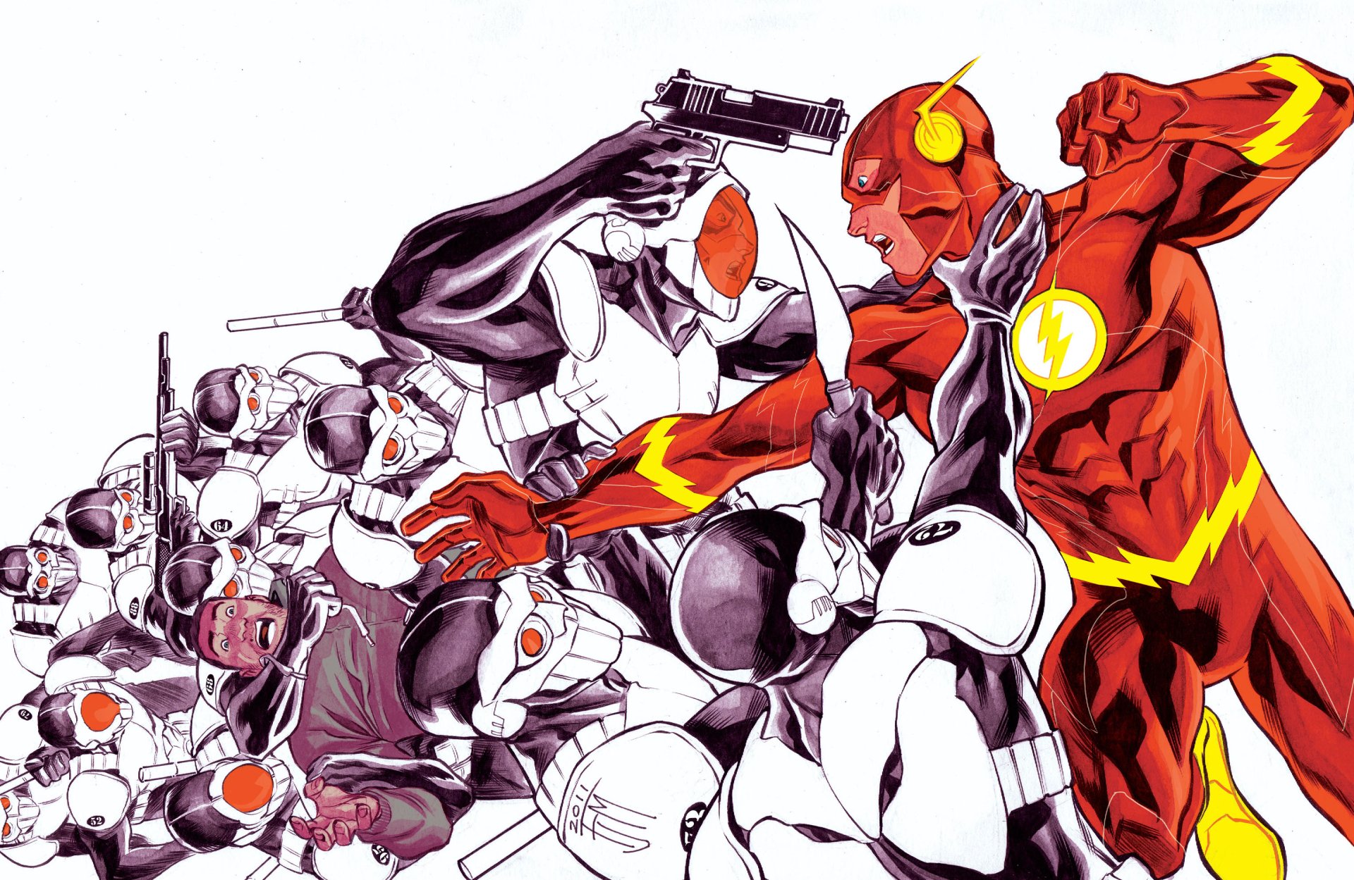 Download Comic Flash HD Wallpaper by Francis Manapul