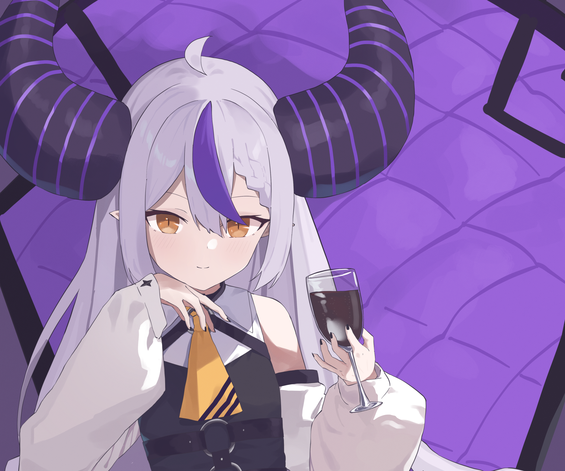 Download Hololive La+ Darknesss (Virtual Youtuber) Anime Virtual Youtuber HD Wallpaper by rabi 0118