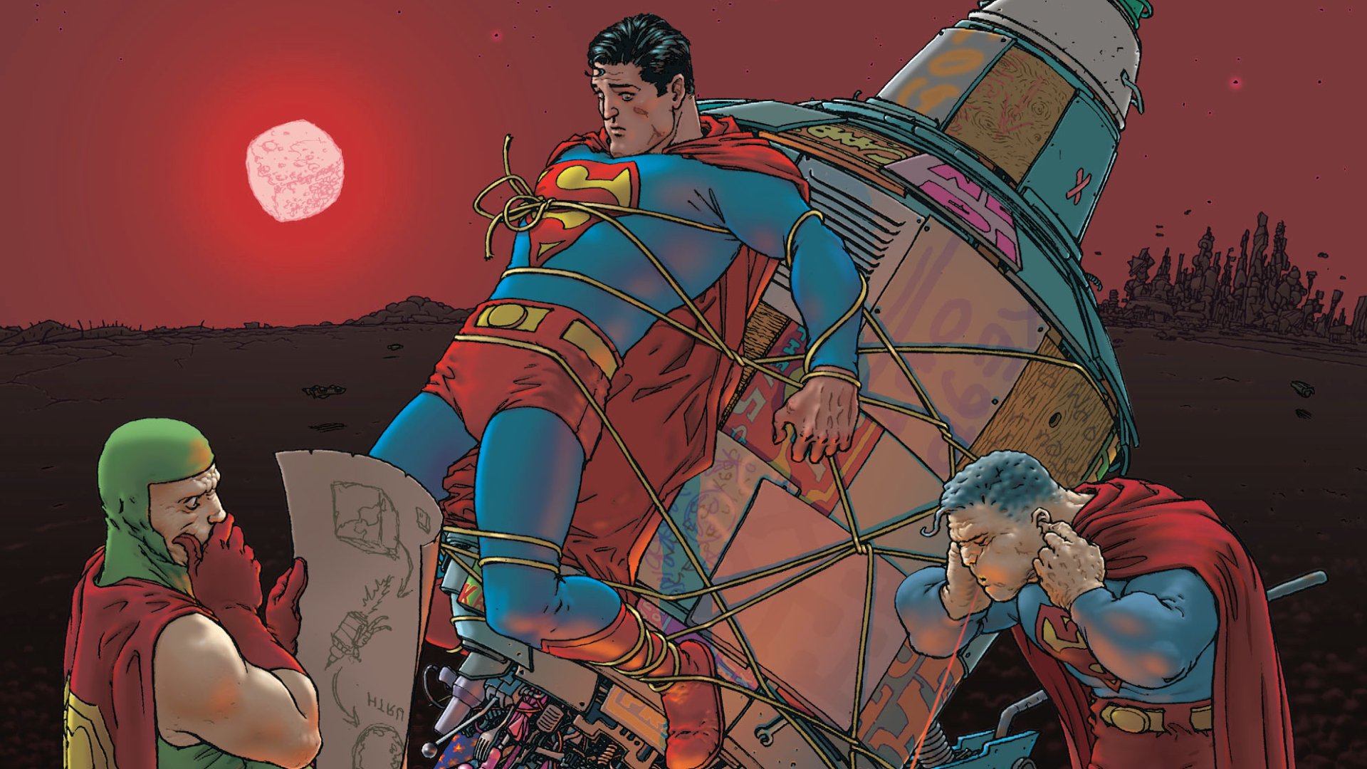 Download Comic All Star Superman HD Wallpaper by Frank Quitely