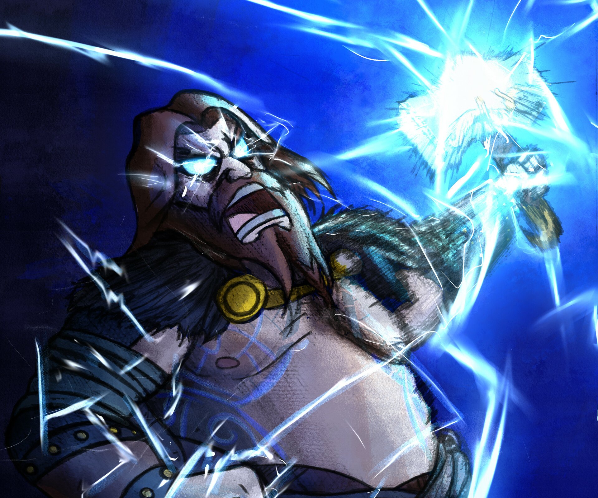 Thor God of War Ragnarok Art 4K Wallpaper iPhone HD Phone #7681h