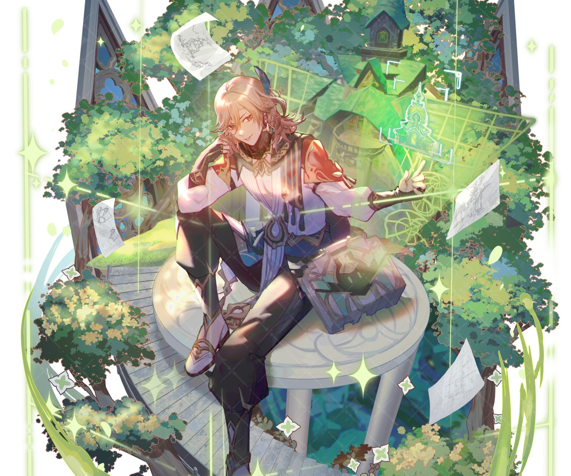 Kaveh (Genshin Impact) - Desktop Wallpapers, Phone Wallpaper, PFP, Gifs