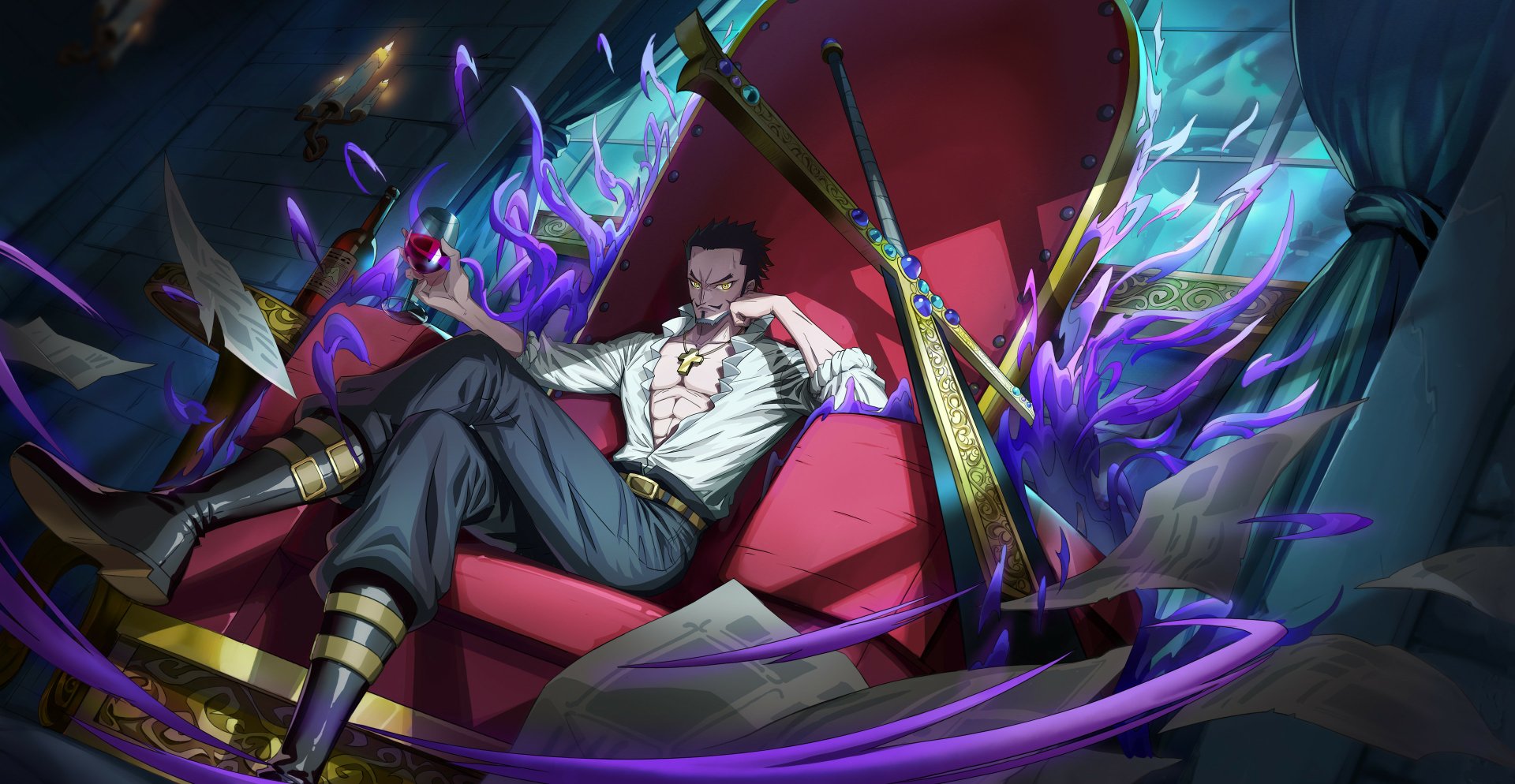 Dracule Mihawk Wallpaper - Download to your mobile from PHONEKY