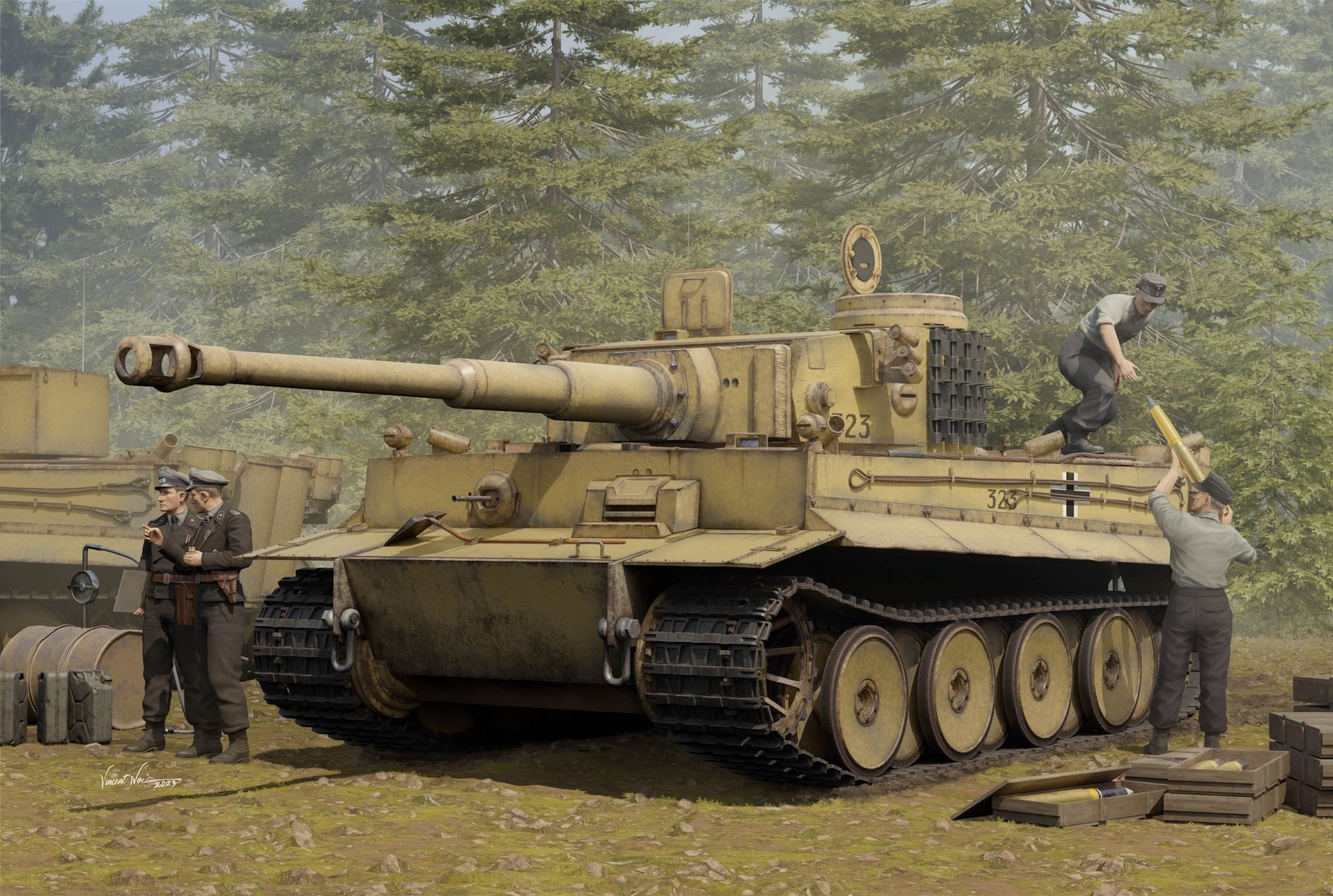 Download Military Tiger I HD Wallpaper
