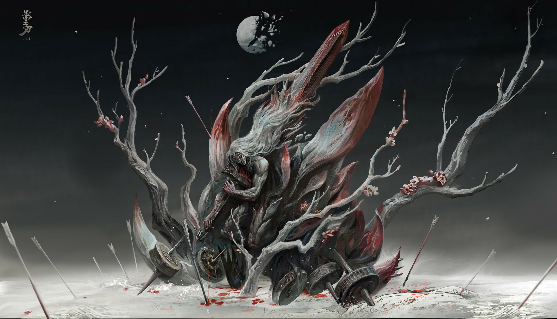 Download Dark Warrior HD Wallpaper by yi1zhi