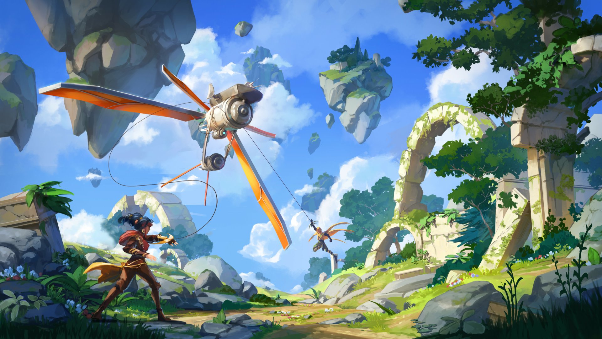 Download Video Game Lost Skies 4k Ultra HD Wallpaper