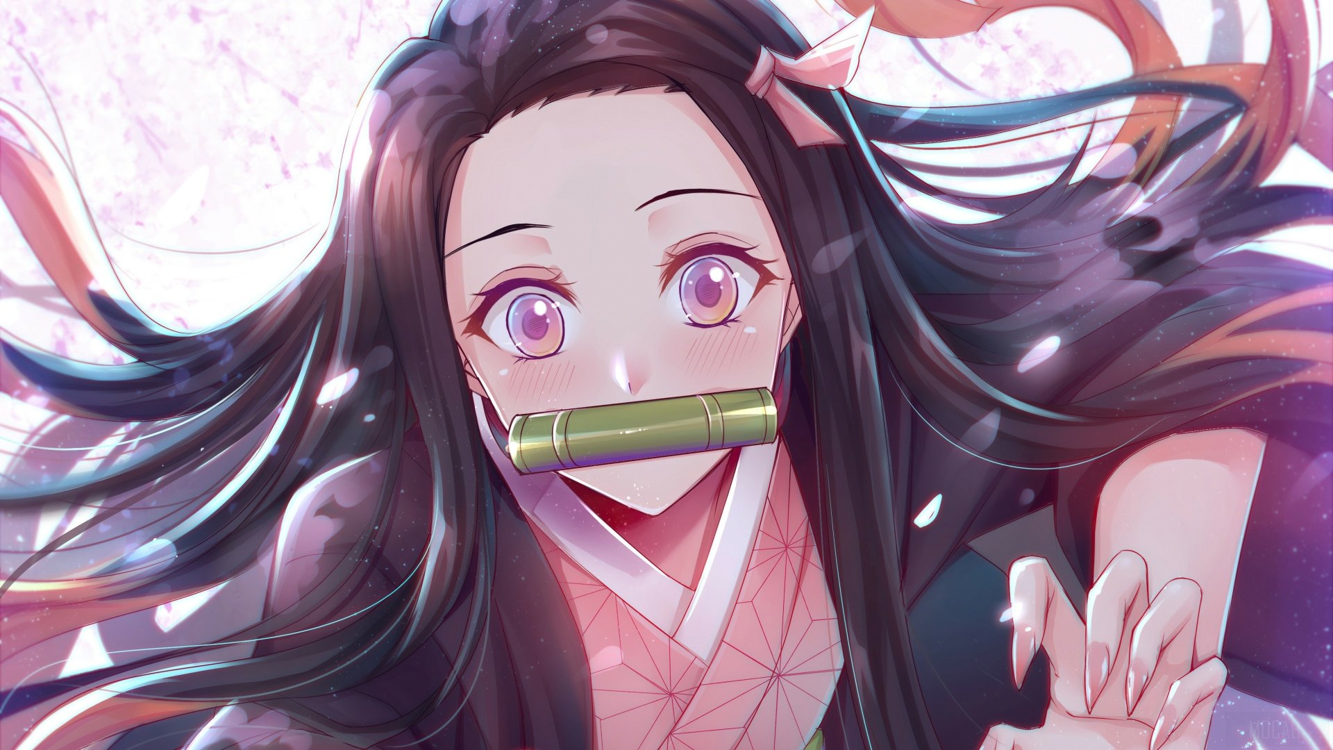 Download Nezuko Kamado Anime Demon Slayer: Kimetsu No Yaiba 4k Ultra HD Wallpaper