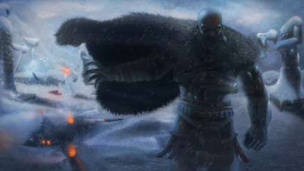  Kratos - God of War: Ragnarök by Eduardo Aragao