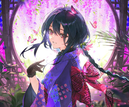 Anime girl anime girl HD Desktop Wallpaper | Background Image