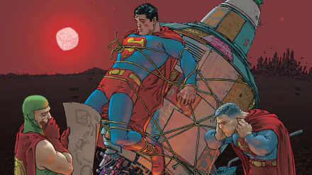 Comic All Star Superman HD Desktop Wallpaper | Background Image