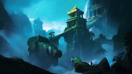 fantasy ruin HD Desktop Wallpaper | Background Image