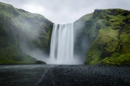 nature Skógafoss HD Desktop Wallpaper | Background Image