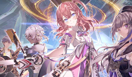 Asta (Honkai: Star Rail) Arlan (Honkai: Star Rail) Caelus (Honkai: Star Rail) Herta (Honkai: Star Rail) video game Honkai: Star Rail HD Desktop Wallpaper | Background Image