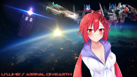 Transformers x Hyperdimension Neptunia: Uzume's Arrival on Earth