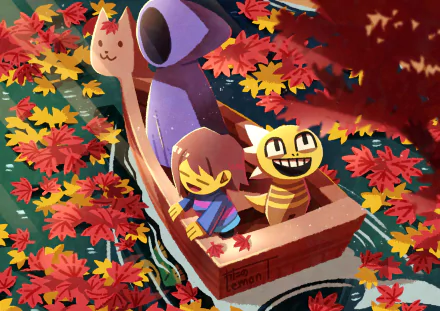 Monster Kid (Undertale) Frisk (Undertale) video game Undertale HD Desktop Wallpaper | Background Image