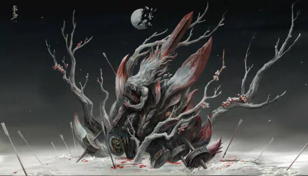 dark warrior HD Desktop Wallpaper | Background Image