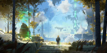  Great Sky Island by Louis Laurent