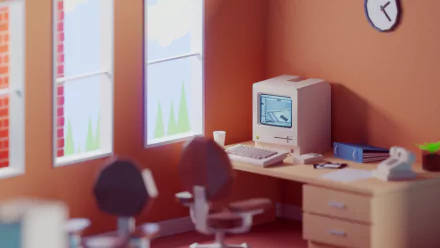  Late 80's office by Mohamed Chahin