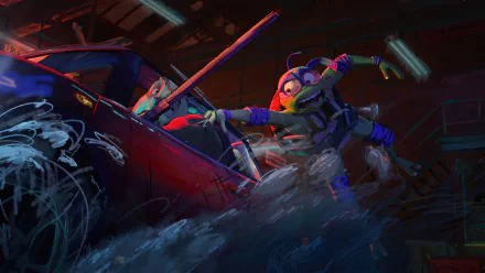 movie Teenage Mutant Ninja Turtles: Mutant Mayhem HD Desktop Wallpaper | Background Image