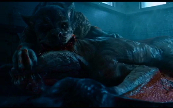 A dramatic scene from the movie I Am Number Four, featuring an intense portrayal of creatures in a dark, atmospheric setting, serves as an engaging HD wallpaper and background.