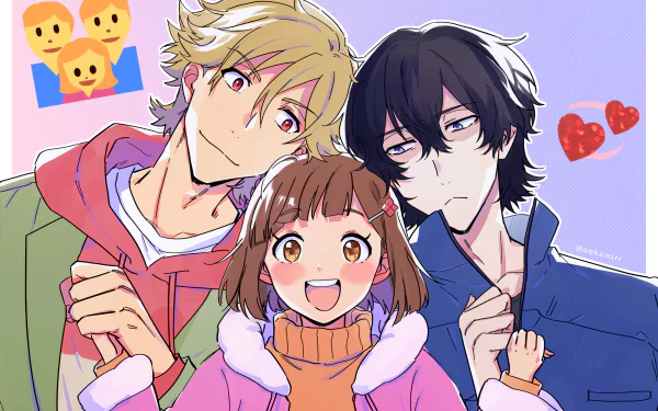 Kazuki Kurusu Rei Suwa Miri Unasaka Anime Buddy Daddies HD Desktop Wallpaper | Background Image