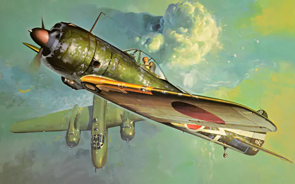 military Nakajima Ki-43 Hayabusa HD Desktop Wallpaper | Background Image