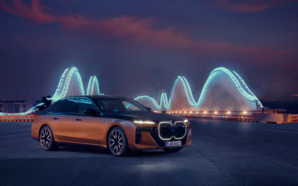 vehicle BMW i7 xDrive60 HD Desktop Wallpaper | Background Image