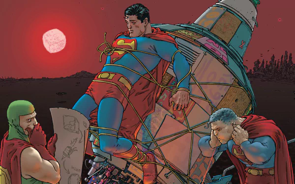 Comic All Star Superman HD Desktop Wallpaper | Background Image