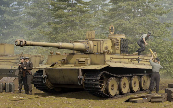 military Tiger I HD Desktop Wallpaper | Background Image